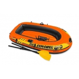 лодка надувная Intex 58357 Explorer Pro 200 Set с пластиковымы веслами и насосом