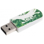 usb-флешка Verbatim Store n Go Mini Graffiti, зеленый с рисунком