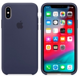 чехол iphone Apple для iPhone XS (MRW92ZM/A) темно-синий