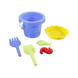 набор игровой для игры на улице Pilsan Daisy Bucket (06-123-T) для пляжа и песочницы