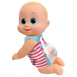 кукла Bouncin Babies Баниэль ползущая, 16 см (802002) в комбинезоне