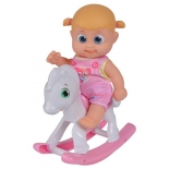 кукла Bouncin Babies Бони 16 см в комбинезоне с лошадкой-качалкой (803003)