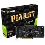 видеокарта GeForce Palit GeForce GTX 1660 Dual 6 GB (GDDR6, G-Sync, VR), NE51660018J9-1161A