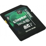 карта памяти Kingston SD10VG2/16GB, без адаптера