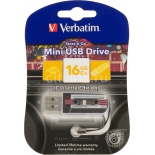 usb-флешка Verbatim Mini Cassette Edition 49397, черный/рисунок