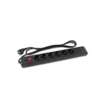 сетевой фильтр Buro BU - SP5_USB_2A - B, черный