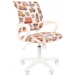 компьютерное кресло Chairman Kids 103 ткань автобусы (7027829)