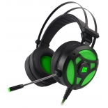 гарнитура для ПК Harper GHS-X10, черно-зеленая