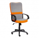 компьютерное кресло TetChair СН757 ткань, С27/С23, серый/оранжевый