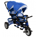 Трехколесный велосипед Capella Twin Trike 360, синий
