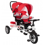 Трехколесный велосипед Capella Twin Trike 360, красный