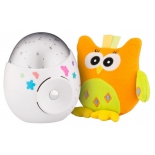 ночник для детской ROXY проектор звездного неба COLIBRI с совой (R SA99B)