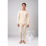 термобелье Cratex, мужское с кашемиром (XL) бежевый