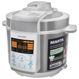мультиварка Marta MT-4309, белая/сталь