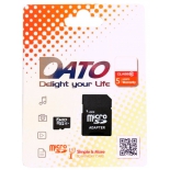 карта памяти Dato microSDHC 64Gb Class10 DTTF064GUIC10 + adapter
