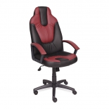 компьютерное кресло TetChair Нео 2, черное/бордо