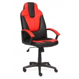 компьютерное кресло TetChair NEO2 кож/зам, 36-6/36-161, черный/красный