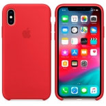 чехол iphone Apple Silicone Case для iPhone X/XS (Product) MRWC2ZM/A, красный