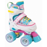 роликовые коньки HUDORA Skate Wonders р.32-35, розовый/голубой