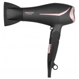 фен DELTA LUX DL-0940 черный/розовый