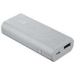 аккумулятор универсальный Canyon CNE-CPBF44W 4400mAh, белый