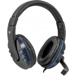 гарнитура для ПК Defender Warhead G-160 (64118), чёрно-синяя