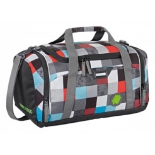 сумка Coocazoo SporterPorter Checkmate Blue Red, серый/голубой