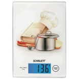 весы кухонные Scarlett SC-1217, кулинарная книга