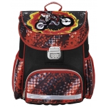 рюкзак детский Hama MOTORBIKE красный/черный