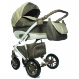 коляска Lepre Formula 04 (42088) Ткань+Экокожа Тёмная бронза с Кремовым