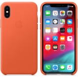 чехол iphone Apple Leather Case для iPhone XS Sunset (MVFQ2ZM/A)