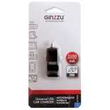 автомобильное зарядное устройство Ginzzu GA-4310UB