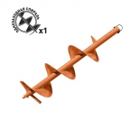 бур Carver GDB-200 (01.003.00048) шнек для грунта однозаходный, L=80см