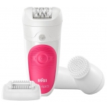 эпилятор Braun 5-539 Silk-epil 5 Wet & Dry, белый/розовый