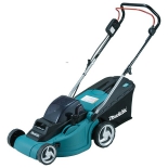 газонокосилка MAKITA DLM380PM2 аккумуляторная (2x18В, Li-ion, 4Ah, 2 акк шир38 см, сб 40 л, 14,5 кг)