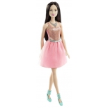 кукла Barbie Сияние моды T7580 (DGX83) - розовое платье, платье
