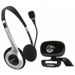 web-камера SVEN IC-H3300 Black (640x480, USB, с гарнитурой)