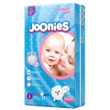 подгузник JOONIES, размер L (9-14 кг), 52 шт/4