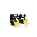 спортивный товар Original FitTools FT-PUMP-SET-02 Замки (пара) для памп штанги, черно-желтые