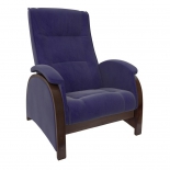 кресло садовое Мебель Импэкс МИ Модель Balance 2 орех/шпон, ткань Verona Denim Blue, 35,4 кг