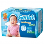 подгузник Genki Premium Soft трусики для девочек и мальчиков М (7-10 кг) 32 шт