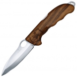 нож перочинный VICTORINOX Hunter Pro Wood 130 мм, 2 функции, с фиксатором, рукоять из орехового дерева