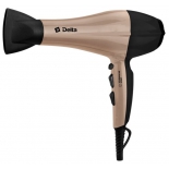 фен DELTA DL-0937, black/beige