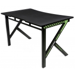 стол компьютерный AKRacing GAMING DESK (116 x 75 x 73 см), черно-зелёный