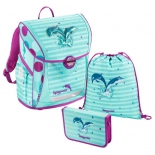 рюкзак детский Step By Step BaggyMax Fabby, 3 предмета, Дельфины