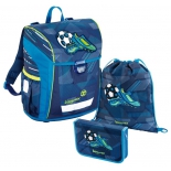 рюкзак детский Step By Step BaggyMax NIFFTY,3 предмета, Soccer, синий