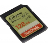 карта памяти SDXC SanDisk Extreme Class 10 UHS Class 3 V30 150MB/s 128Gb
