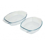 форма для запекания Pyrex 912S799 2 предмета, овал боросиликатное стекло