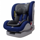 автокресло детское Liko Baby Sprinter Isofix, джинсовое/лен