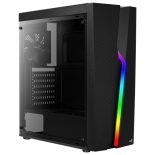 корпус компьютерный Aerocool Bolt A-BK-v1 без БП черный